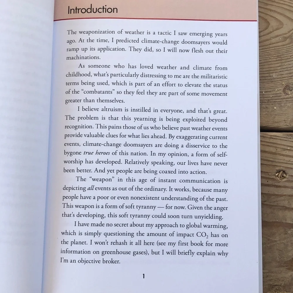 The Weaponization of Weather in the Phony Climate War Book